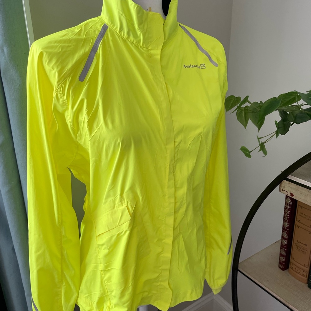 Avalanche NWOT, never worn. Weather shield jacket with reflective strips